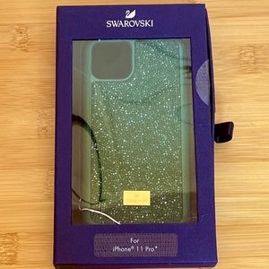 Swarovski iPhone 11 Pro case - green